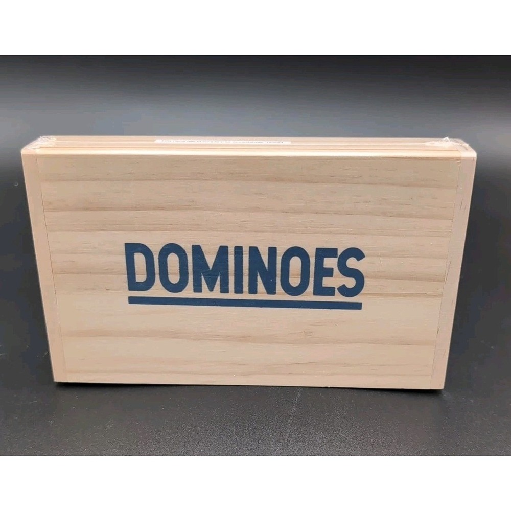 Dominos Wood Game Bullseye's Playground Game Night Fun Wooden Pieces New Sealed